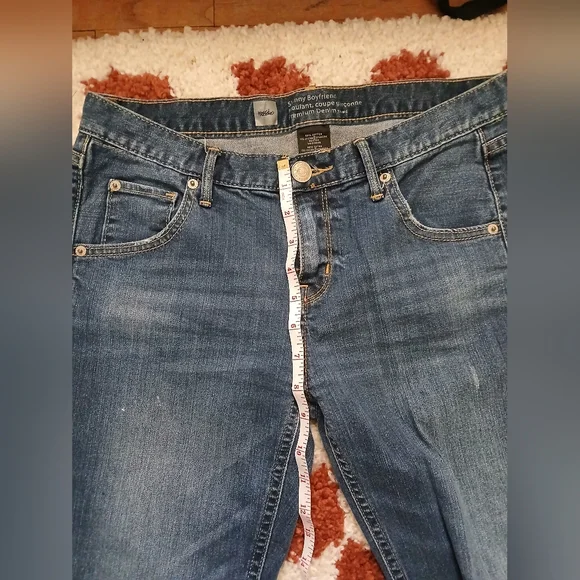 Y2K Low Rise Skinny Boyfriend Jeans - Picture 5 of 7